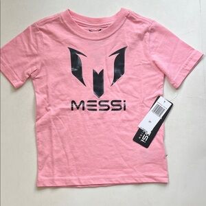 Kids Pink Messi T-Shirt